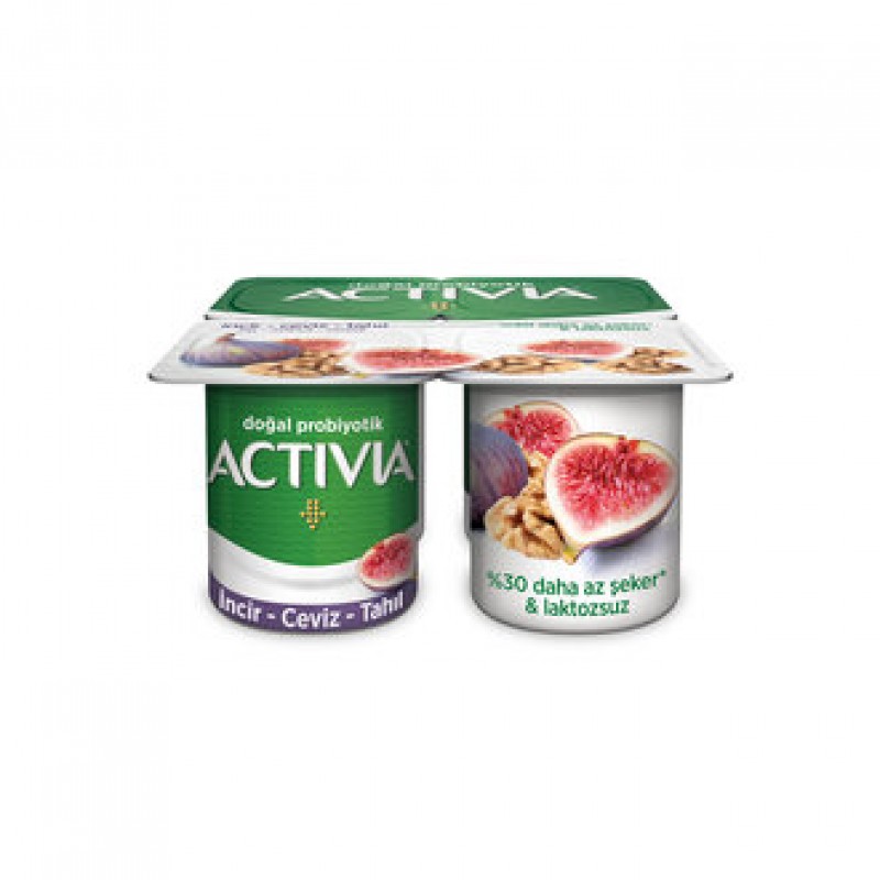 Activia Doğal Probiyotikli İncir&Ceviz&Tahıl Yoğurt 4X100 G